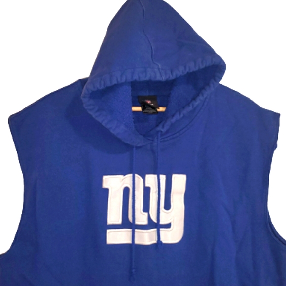 NFL Other - NFL New York Giants Mens Raw Cut Hoodie Tank XL